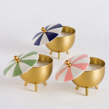 Carnival Trio Candles With Lid - Set of 3 (Small)