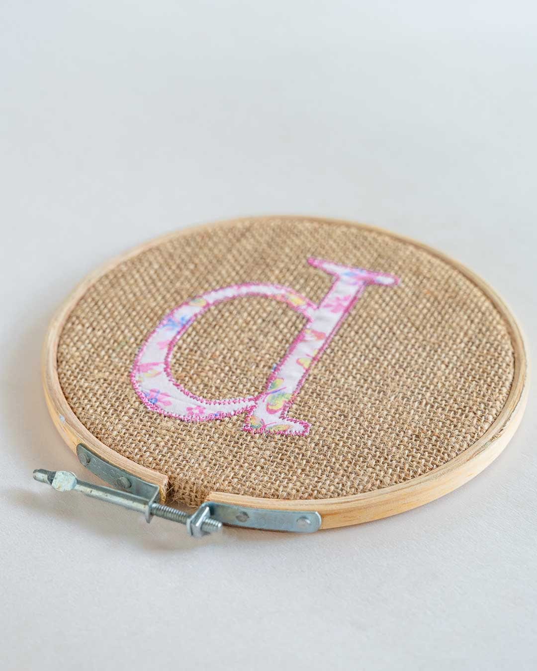  Alphabet Embroidery Hoop Wall Hanging - Alphabet Embroidery Hoop Wall Hanging - The Wishing Chair 