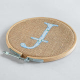  Alphabet Embroidery Hoop Wall Hanging - Alphabet Embroidery Hoop Wall Hanging - The Wishing Chair 