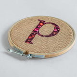  Alphabet Embroidery Hoop Wall Hanging - Alphabet Embroidery Hoop Wall Hanging - The Wishing Chair 