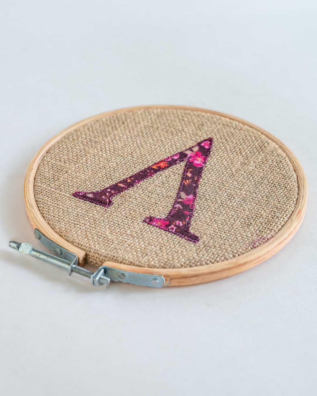  Alphabet Embroidery Hoop Wall Hanging - Alphabet Embroidery Hoop Wall Hanging - The Wishing Chair 