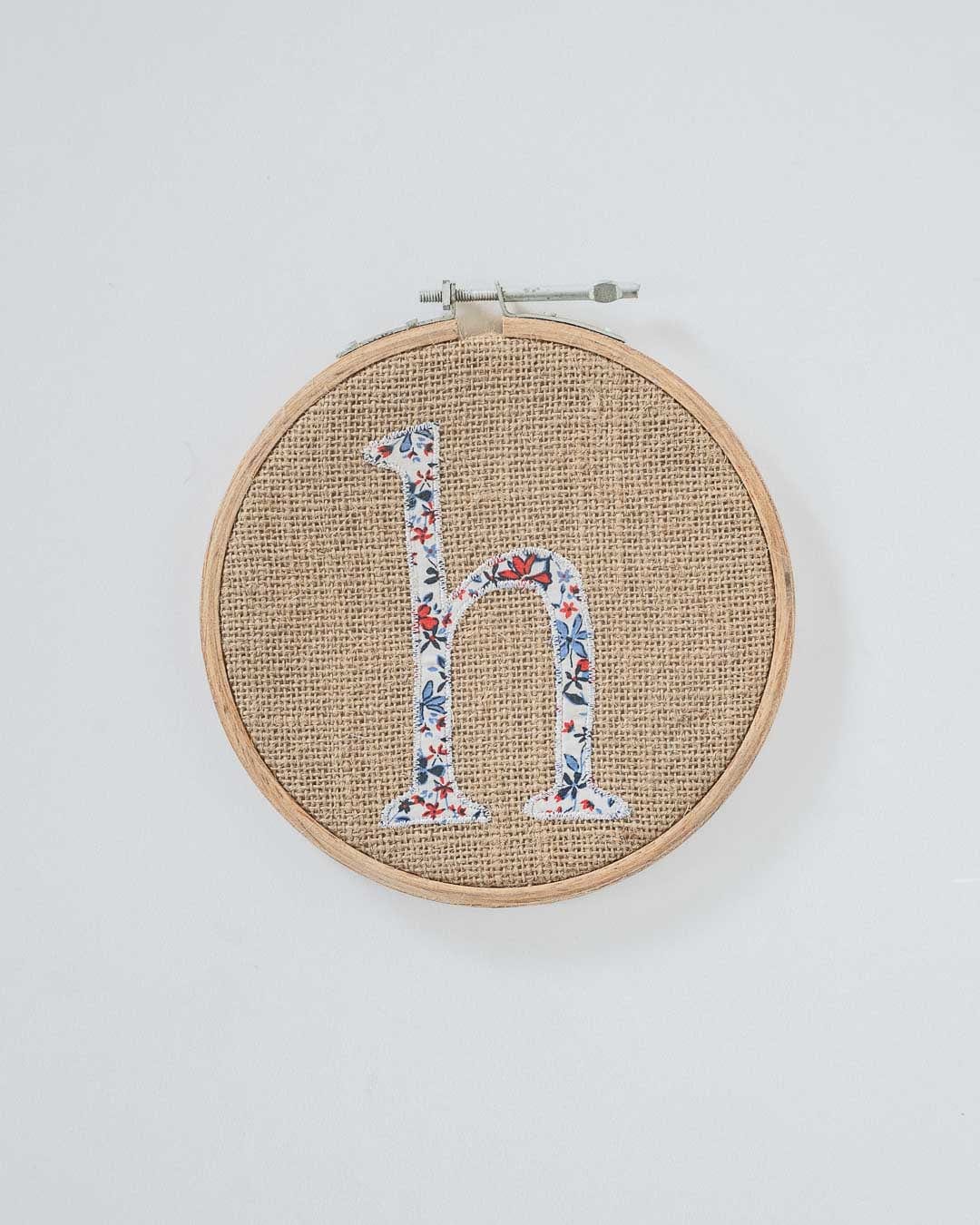  Alphabet Embroidery Hoop Wall Hanging - Alphabet Embroidery Hoop Wall Hanging - The Wishing Chair 