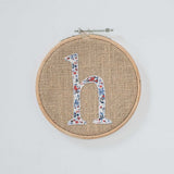  Alphabet Embroidery Hoop Wall Hanging - Alphabet Embroidery Hoop Wall Hanging - The Wishing Chair 