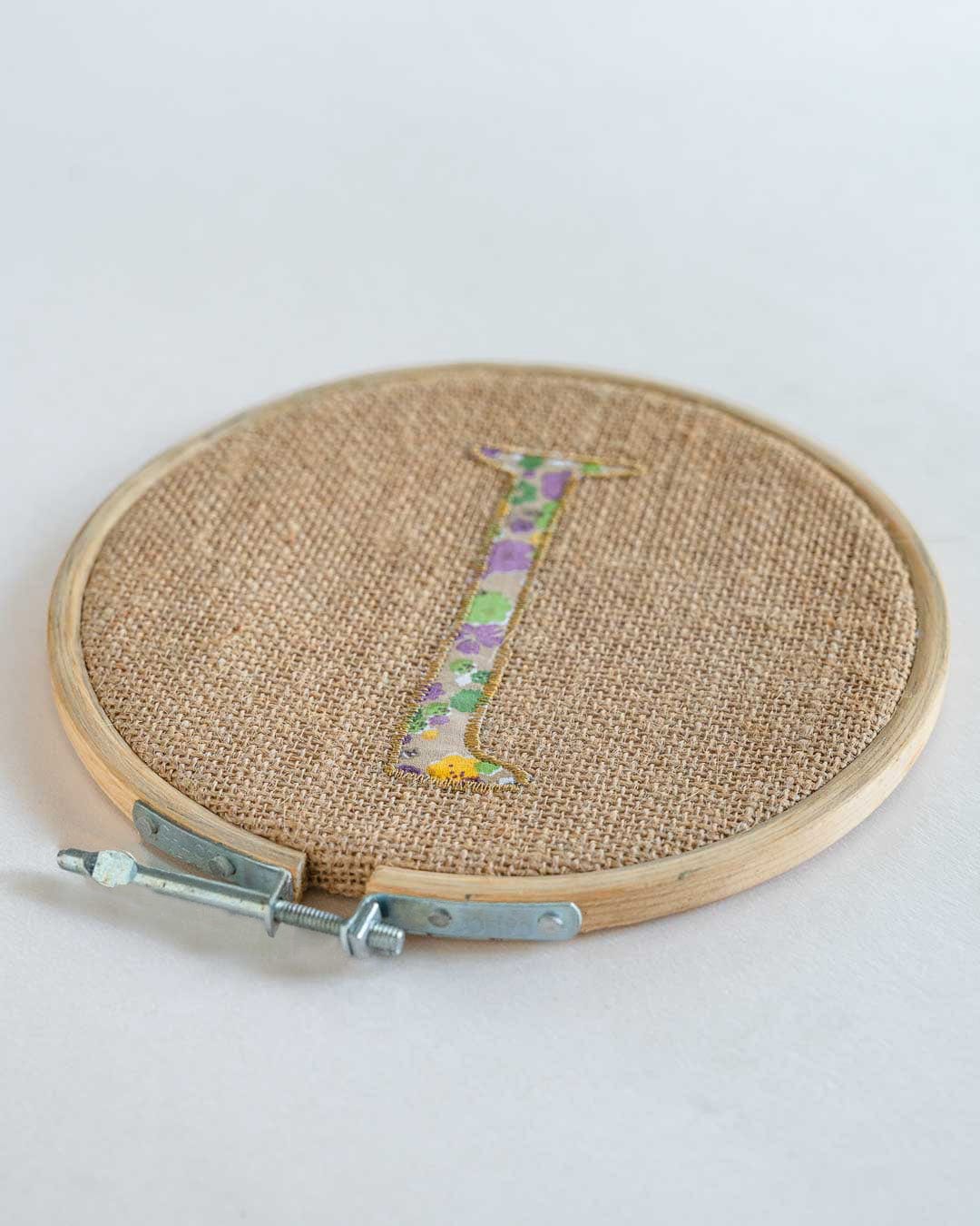  Alphabet Embroidery Hoop Wall Hanging - Alphabet Embroidery Hoop Wall Hanging - The Wishing Chair 