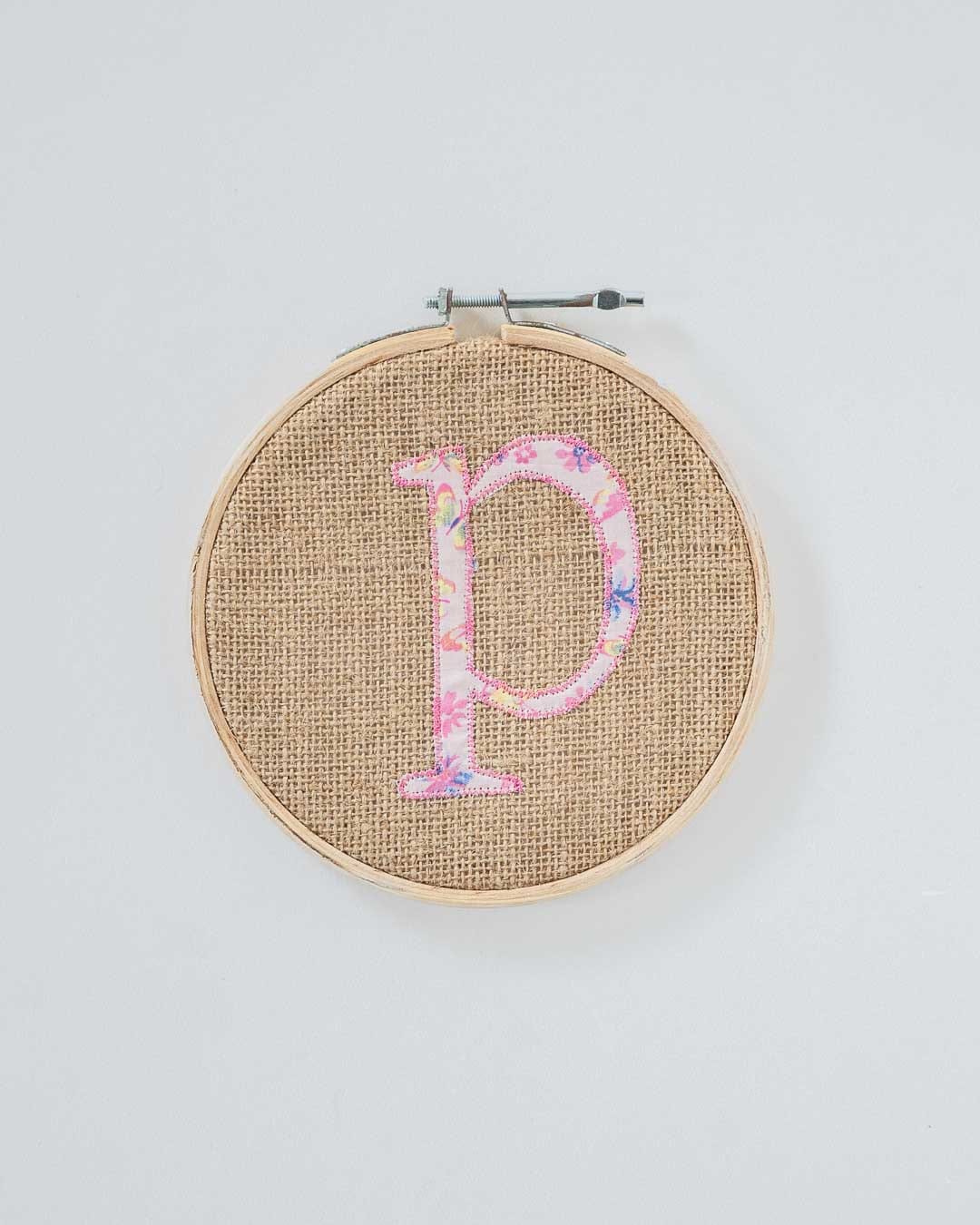  Alphabet Embroidery Hoop Wall Hanging - Alphabet Embroidery Hoop Wall Hanging - The Wishing Chair 