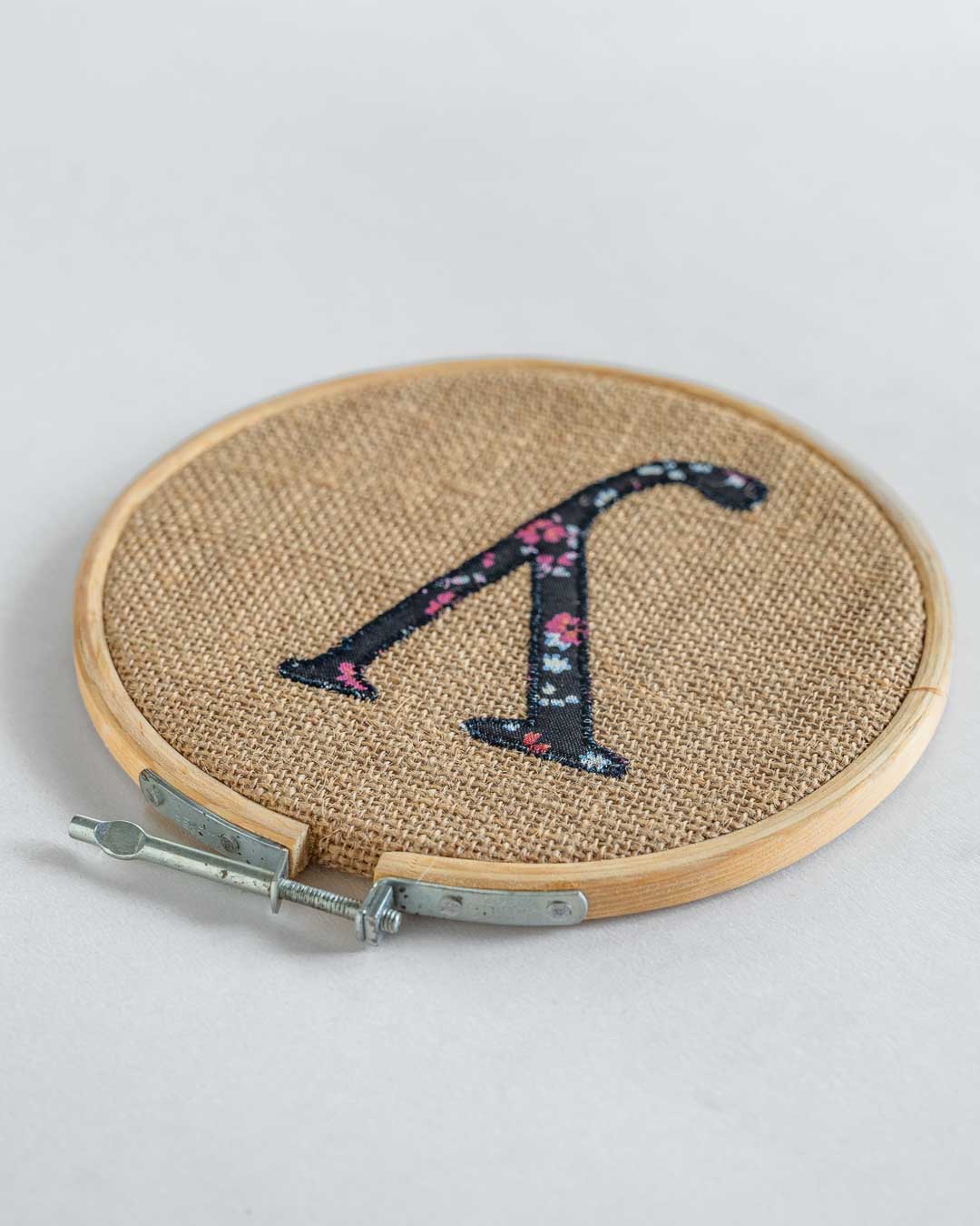  Alphabet Embroidery Hoop Wall Hanging - Alphabet Embroidery Hoop Wall Hanging - The Wishing Chair 