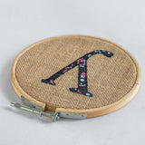  Alphabet Embroidery Hoop Wall Hanging - Alphabet Embroidery Hoop Wall Hanging - The Wishing Chair 