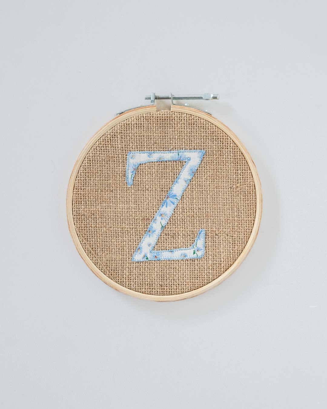  Alphabet Embroidery Hoop Wall Hanging - Alphabet Embroidery Hoop Wall Hanging - The Wishing Chair 
