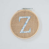  Alphabet Embroidery Hoop Wall Hanging - Alphabet Embroidery Hoop Wall Hanging - The Wishing Chair 