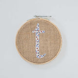  Alphabet Embroidery Hoop Wall Hanging - Alphabet Embroidery Hoop Wall Hanging - The Wishing Chair 