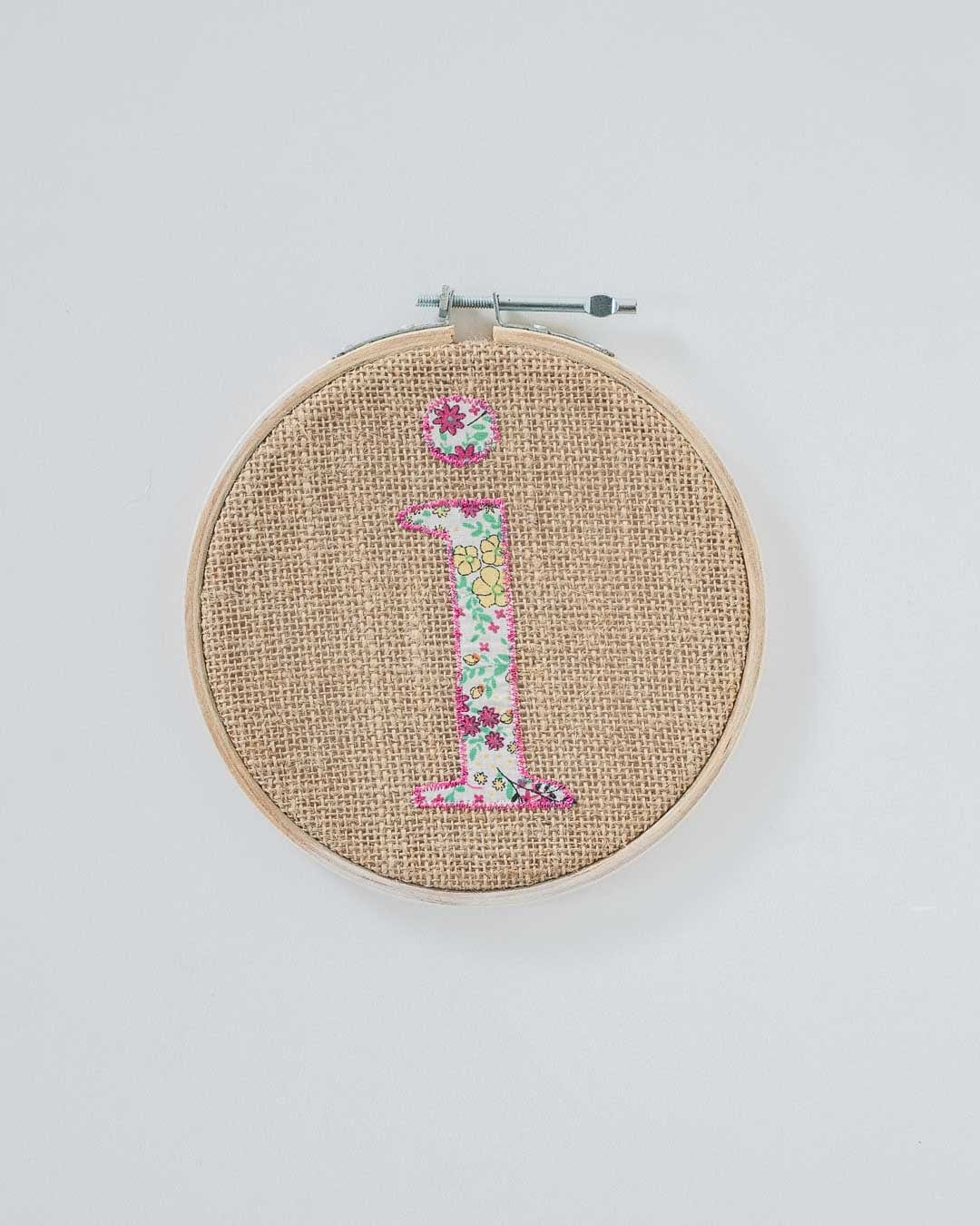  Alphabet Embroidery Hoop Wall Hanging - Alphabet Embroidery Hoop Wall Hanging - The Wishing Chair 