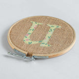  Alphabet Embroidery Hoop Wall Hanging - Alphabet Embroidery Hoop Wall Hanging - The Wishing Chair 