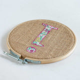  Alphabet Embroidery Hoop Wall Hanging - Alphabet Embroidery Hoop Wall Hanging - The Wishing Chair 