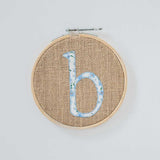  Alphabet Embroidery Hoop Wall Hanging - Alphabet Embroidery Hoop Wall Hanging - The Wishing Chair  - Alphabet Embroidery Hoop Wall Hanging - The Wishing Chair 