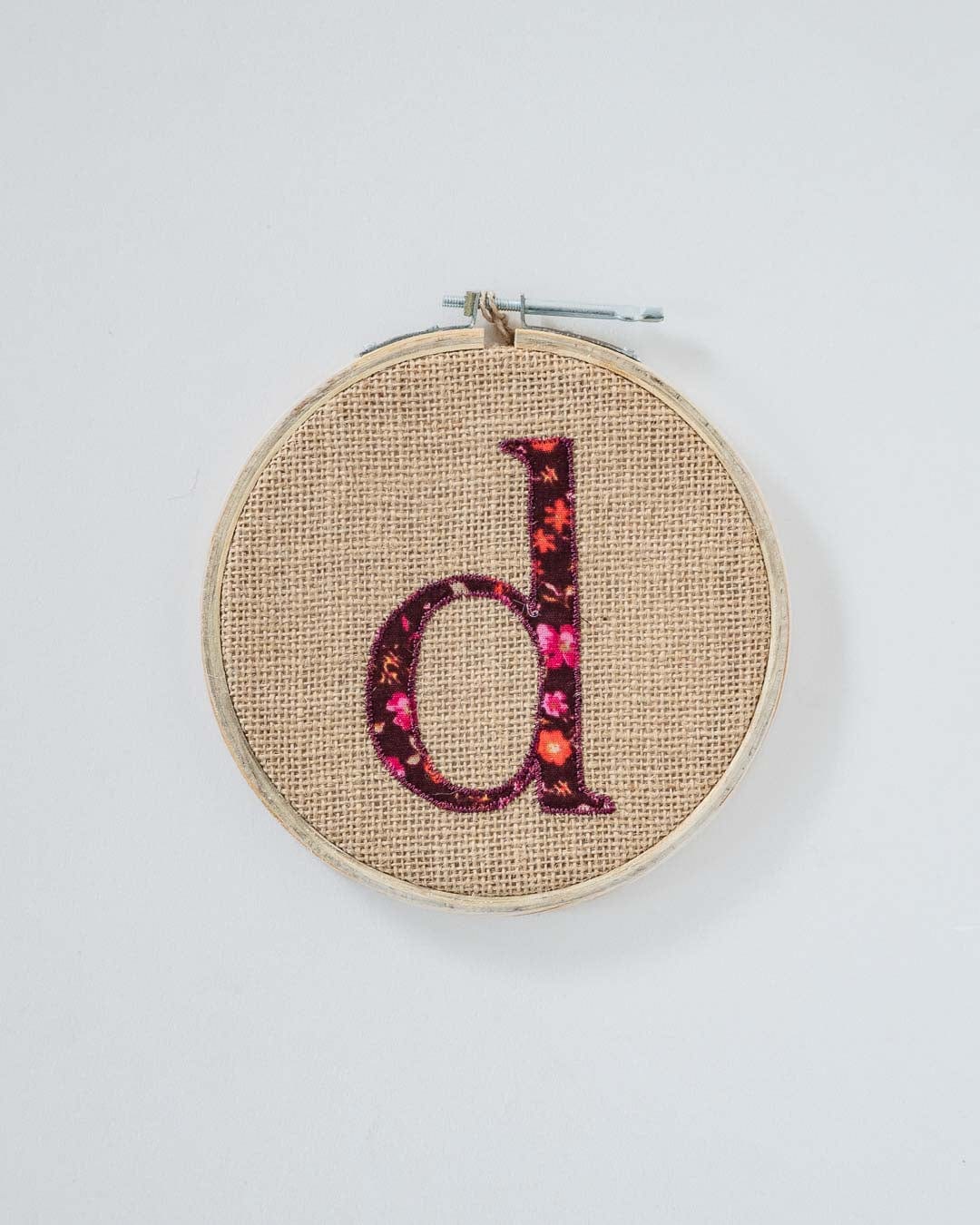  Alphabet Embroidery Hoop Wall Hanging - Alphabet Embroidery Hoop Wall Hanging - The Wishing Chair 