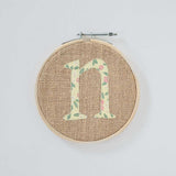  Alphabet Embroidery Hoop Wall Hanging - Alphabet Embroidery Hoop Wall Hanging - The Wishing Chair 