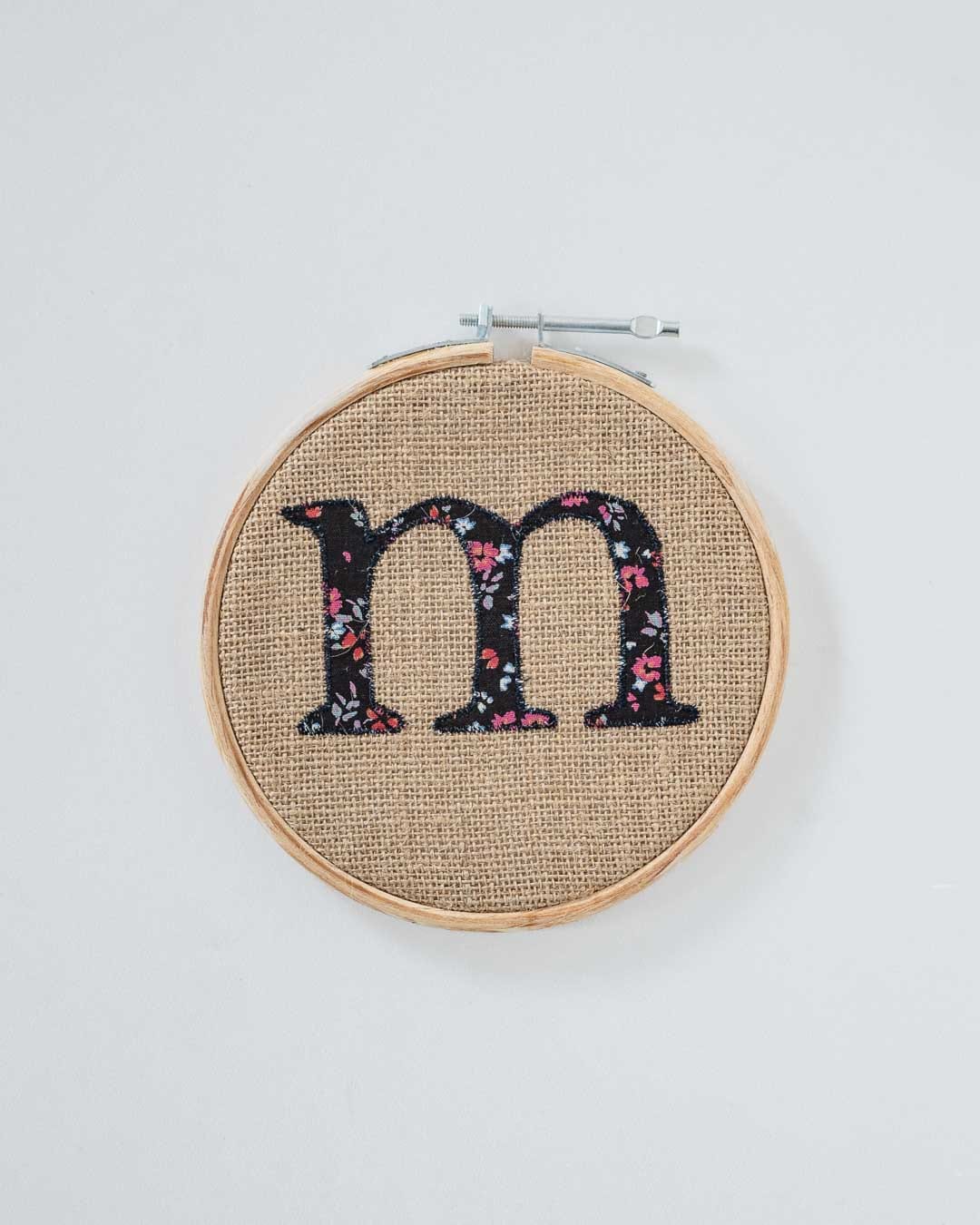 Alphabet Embroidery Hoop Wall Hanging - Alphabet Embroidery Hoop Wall Hanging - The Wishing Chair 