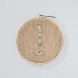  Alphabet Embroidery Hoop Wall Hanging - Alphabet Embroidery Hoop Wall Hanging - The Wishing Chair 