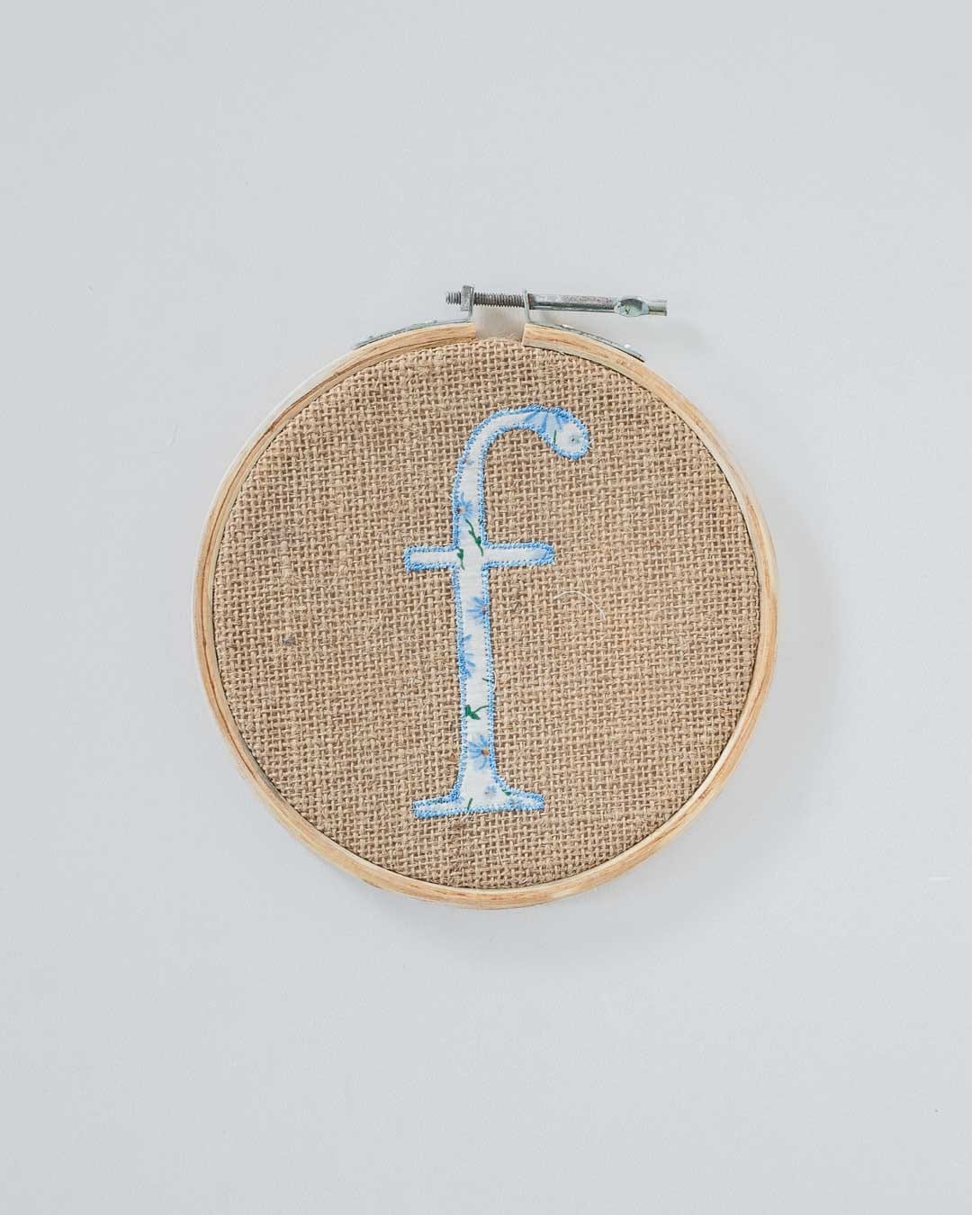  Alphabet Embroidery Hoop Wall Hanging - Alphabet Embroidery Hoop Wall Hanging - The Wishing Chair 