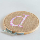  Alphabet Embroidery Hoop Wall Hanging - Alphabet Embroidery Hoop Wall Hanging - The Wishing Chair 