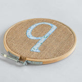  Alphabet Embroidery Hoop Wall Hanging - Alphabet Embroidery Hoop Wall Hanging - The Wishing Chair 
