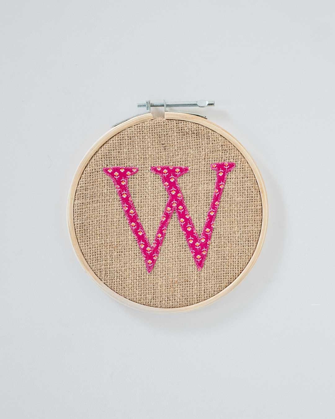  Alphabet Embroidery Hoop Wall Hanging - Alphabet Embroidery Hoop Wall Hanging - The Wishing Chair 