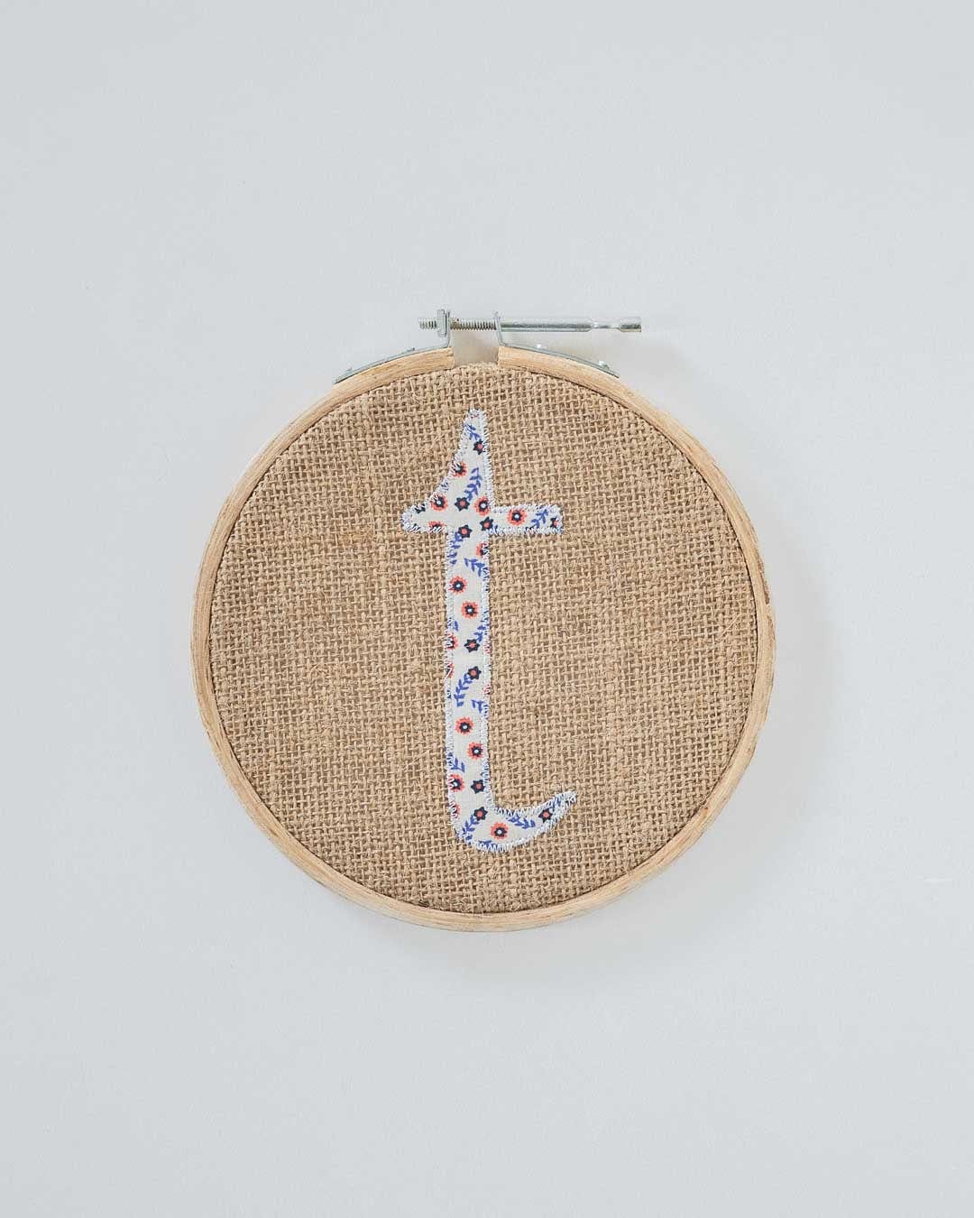  Alphabet Embroidery Hoop Wall Hanging - Alphabet Embroidery Hoop Wall Hanging - The Wishing Chair 