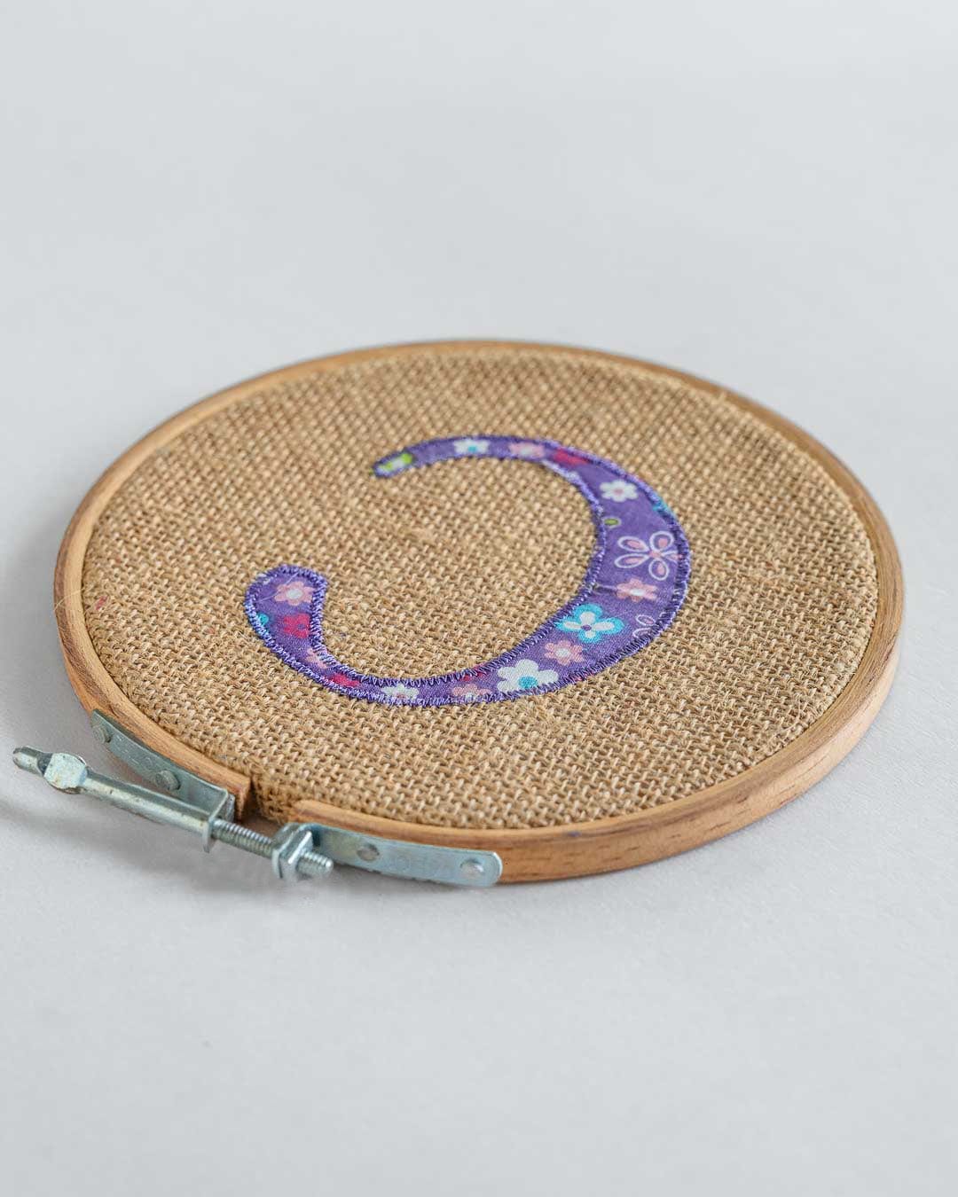  Alphabet Embroidery Hoop Wall Hanging - Alphabet Embroidery Hoop Wall Hanging - The Wishing Chair 