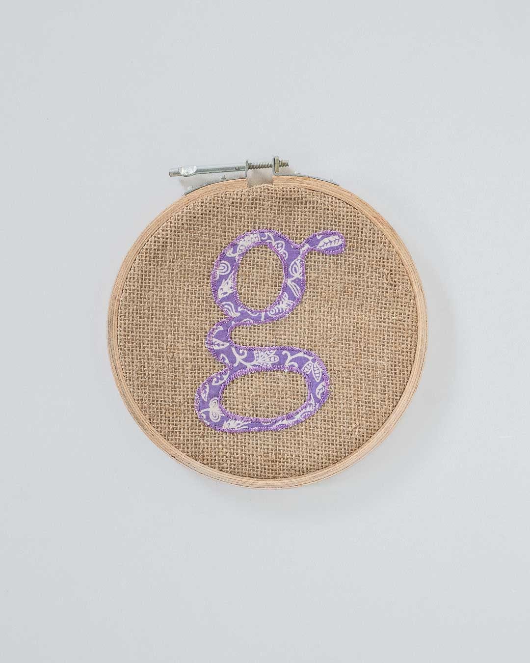  Alphabet Embroidery Hoop Wall Hanging - Alphabet Embroidery Hoop Wall Hanging - The Wishing Chair 
