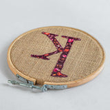  Alphabet Embroidery Hoop Wall Hanging - Alphabet Embroidery Hoop Wall Hanging - The Wishing Chair 