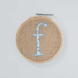  Alphabet Embroidery Hoop Wall Hanging - Alphabet Embroidery Hoop Wall Hanging - The Wishing Chair 