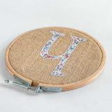  Alphabet Embroidery Hoop Wall Hanging - Alphabet Embroidery Hoop Wall Hanging - The Wishing Chair 