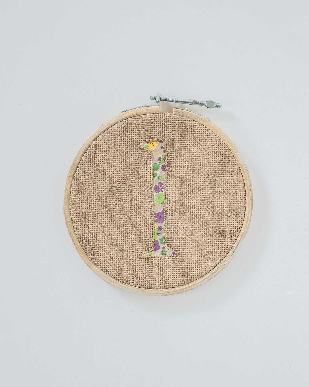  Alphabet Embroidery Hoop Wall Hanging - Alphabet Embroidery Hoop Wall Hanging - The Wishing Chair 