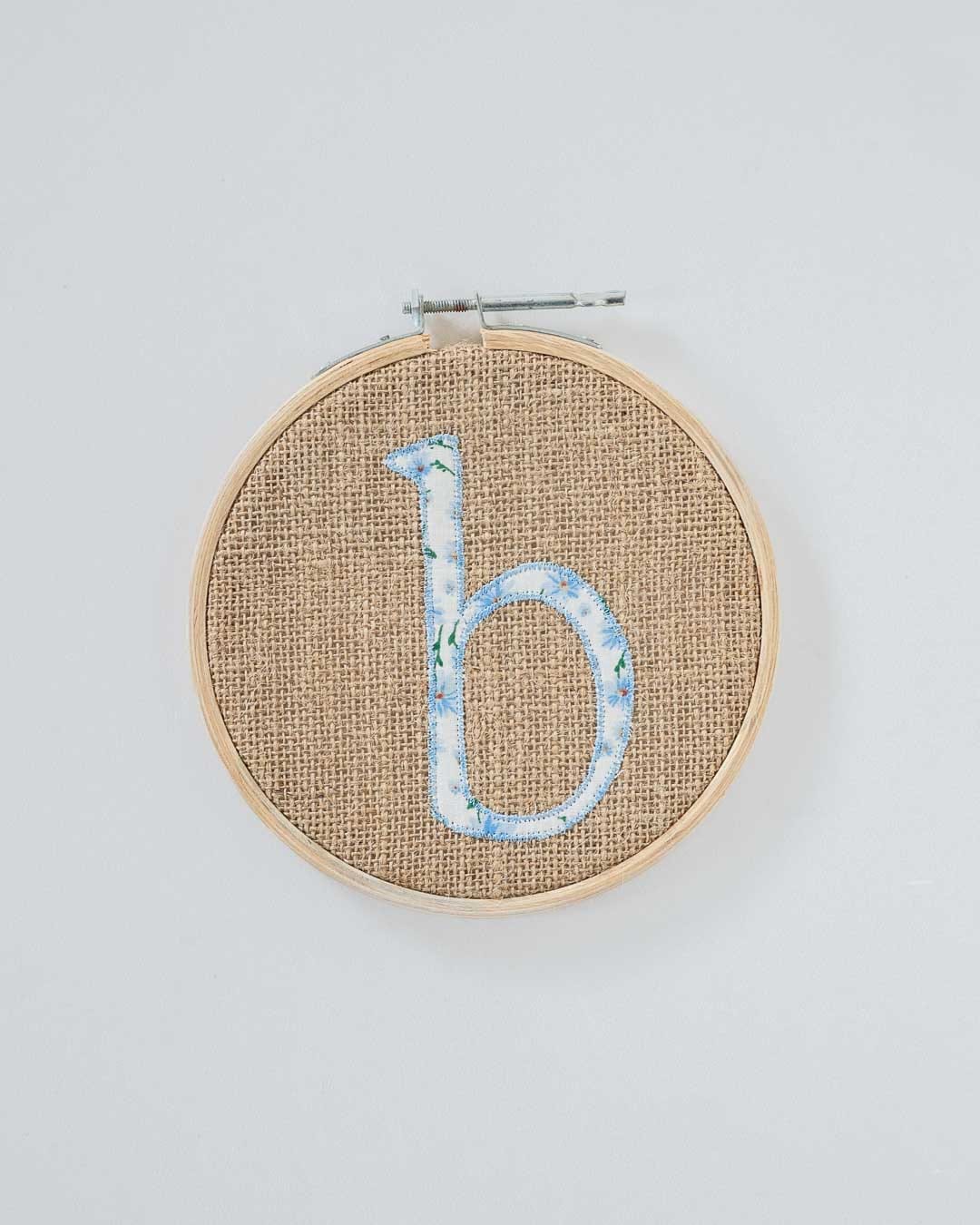  Alphabet Embroidery Hoop Wall Hanging - Alphabet Embroidery Hoop Wall Hanging - The Wishing Chair 
