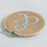  Alphabet Embroidery Hoop Wall Hanging - Alphabet Embroidery Hoop Wall Hanging - The Wishing Chair 