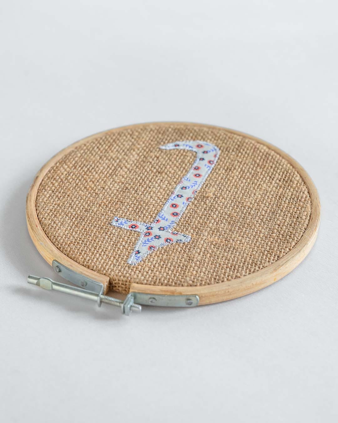  Alphabet Embroidery Hoop Wall Hanging - Alphabet Embroidery Hoop Wall Hanging - The Wishing Chair 
