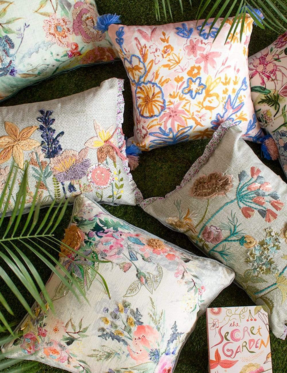 Amal Embroidered Cushion Cover