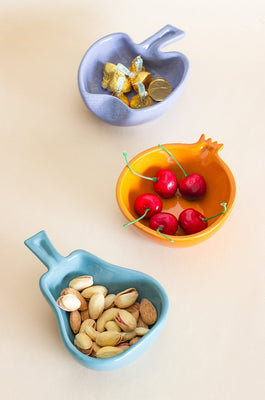 Applesolutely Awesome Fruit Shape Nut Bowls - Set of 3