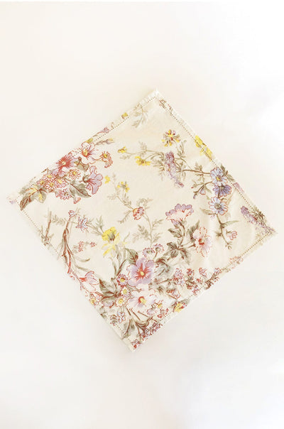 April Cornell Graceful Garden Antique Napkin Set Of 6