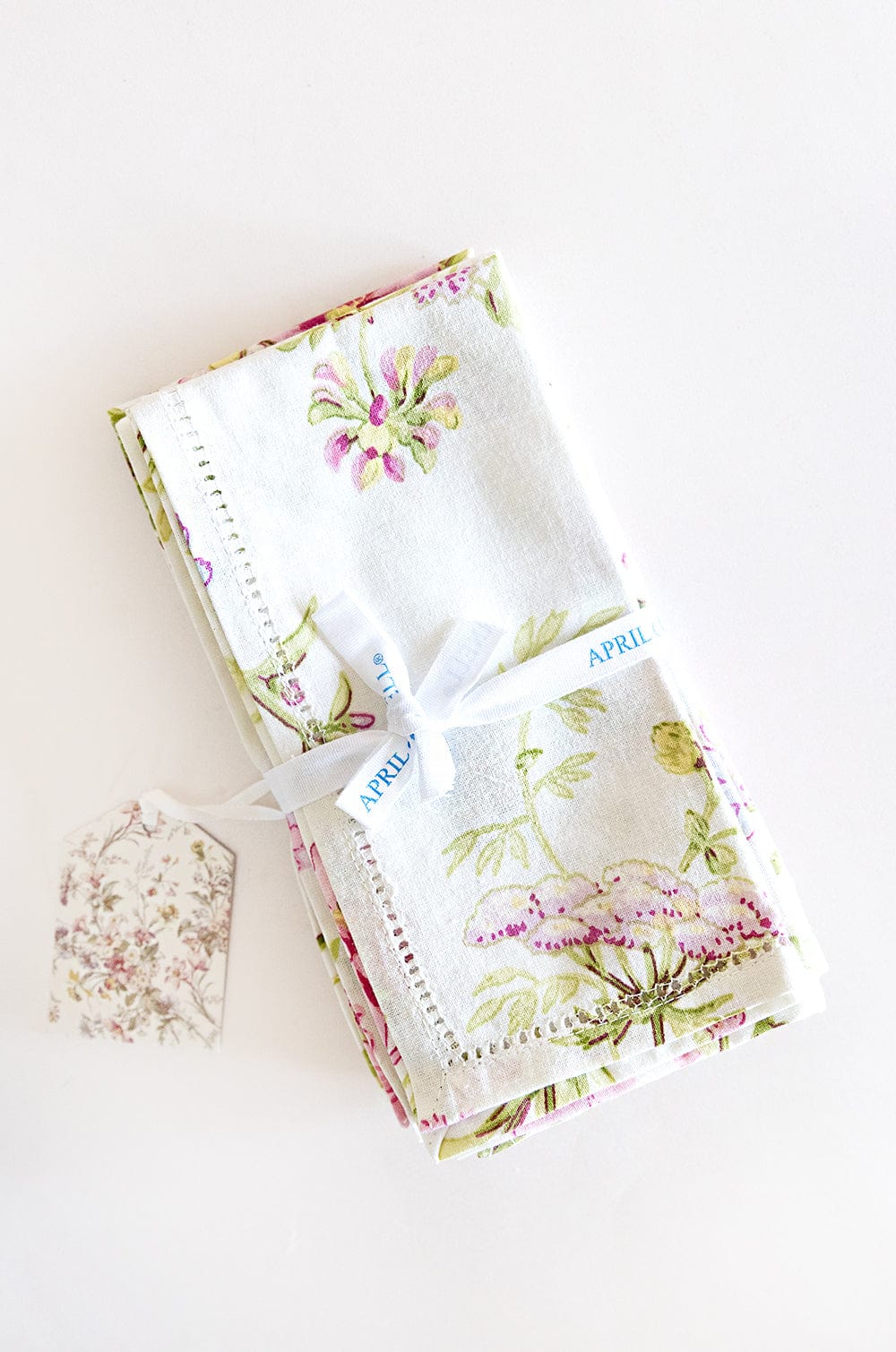 April Cornell Graceful Garden Ecru Napkin Set Of 6