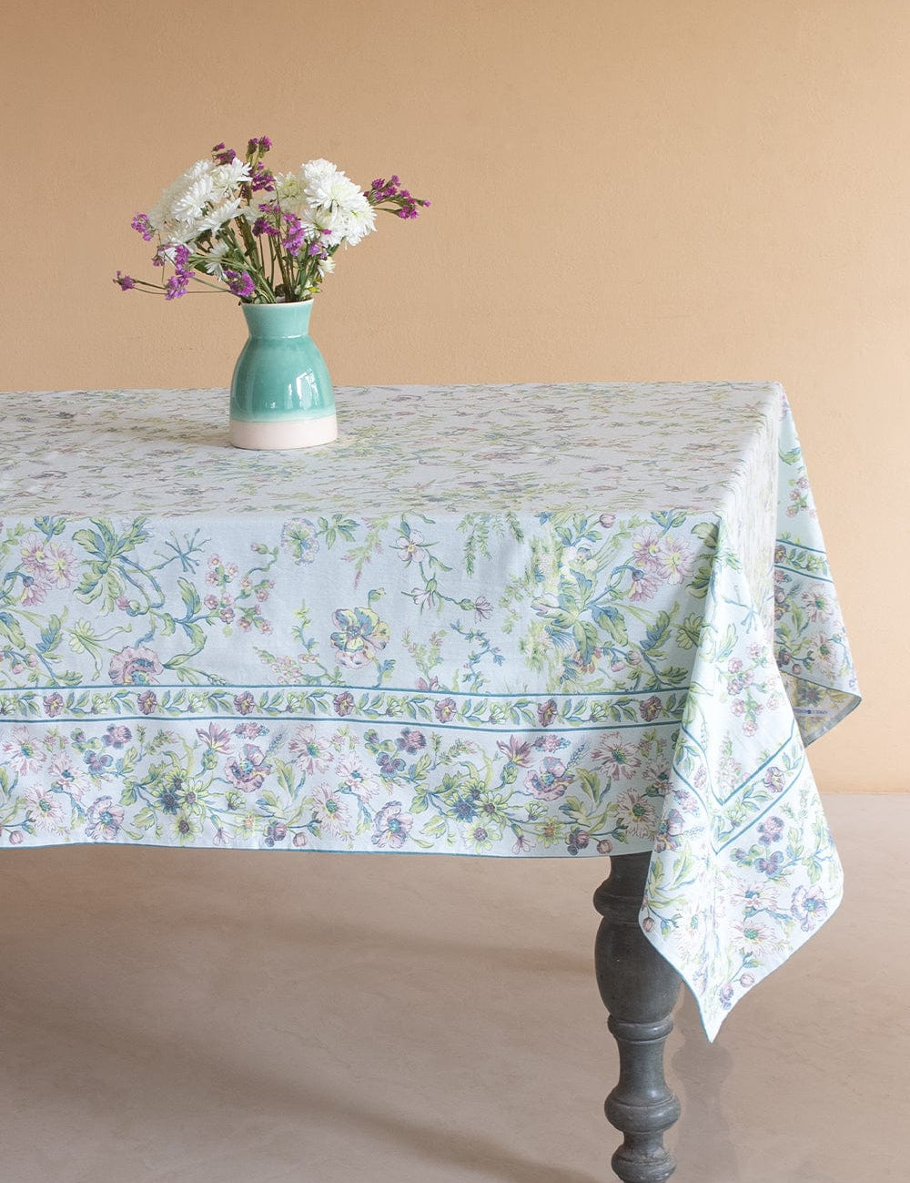 April Cornell Meadow Mist Dining Cloth- 6 Seater
