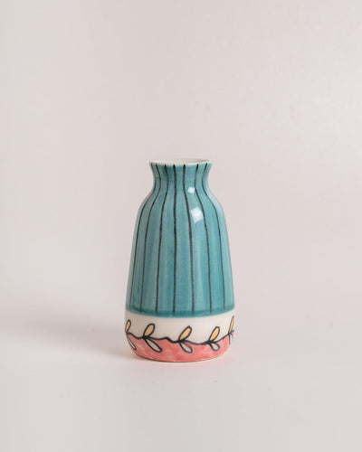 Aron Handpainted Ceramic Mini Vase