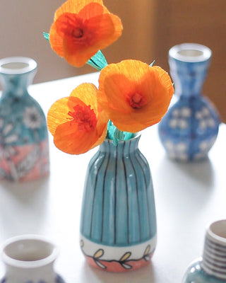 Aron Handpainted Ceramic Mini Vase