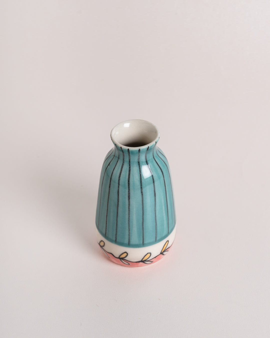 Aron Handpainted Ceramic Mini Vase