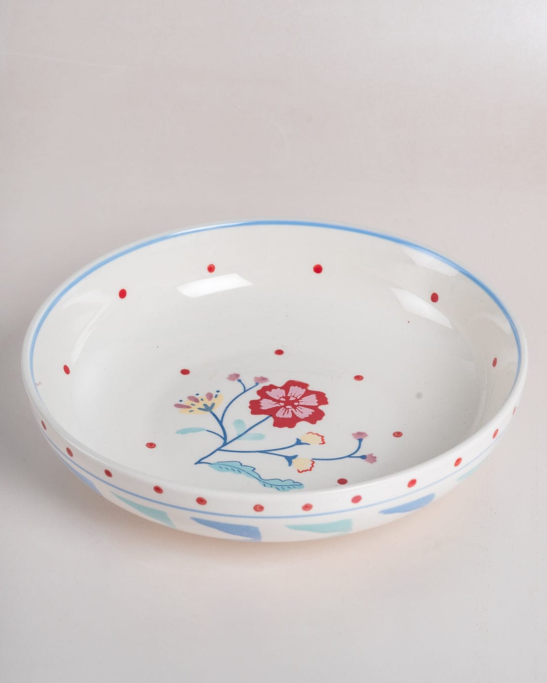 Arunya Handpainted Ceramic Pasta Bowl