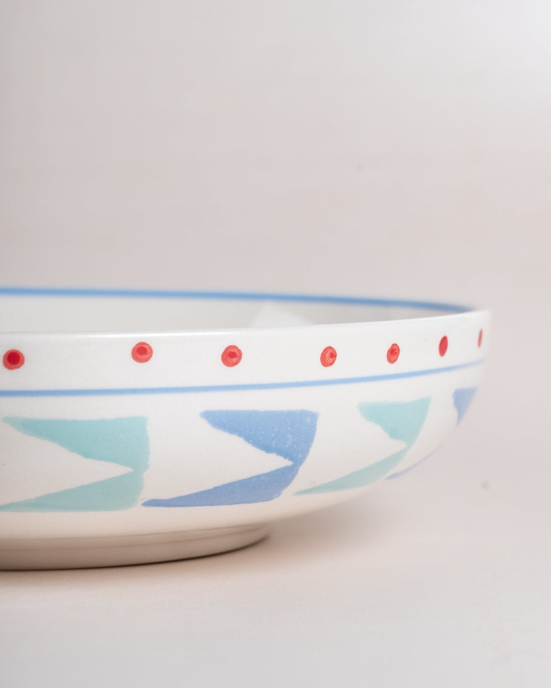 Arunya Handpainted Ceramic Pasta Bowl