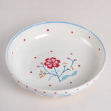 Arunya Handpainted Ceramic Pasta Bowl