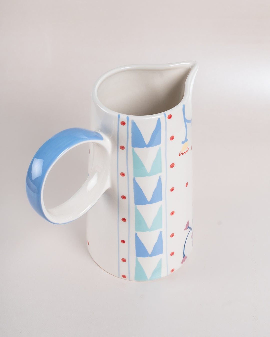 Arunya Handpainted Ceramic Pitcher