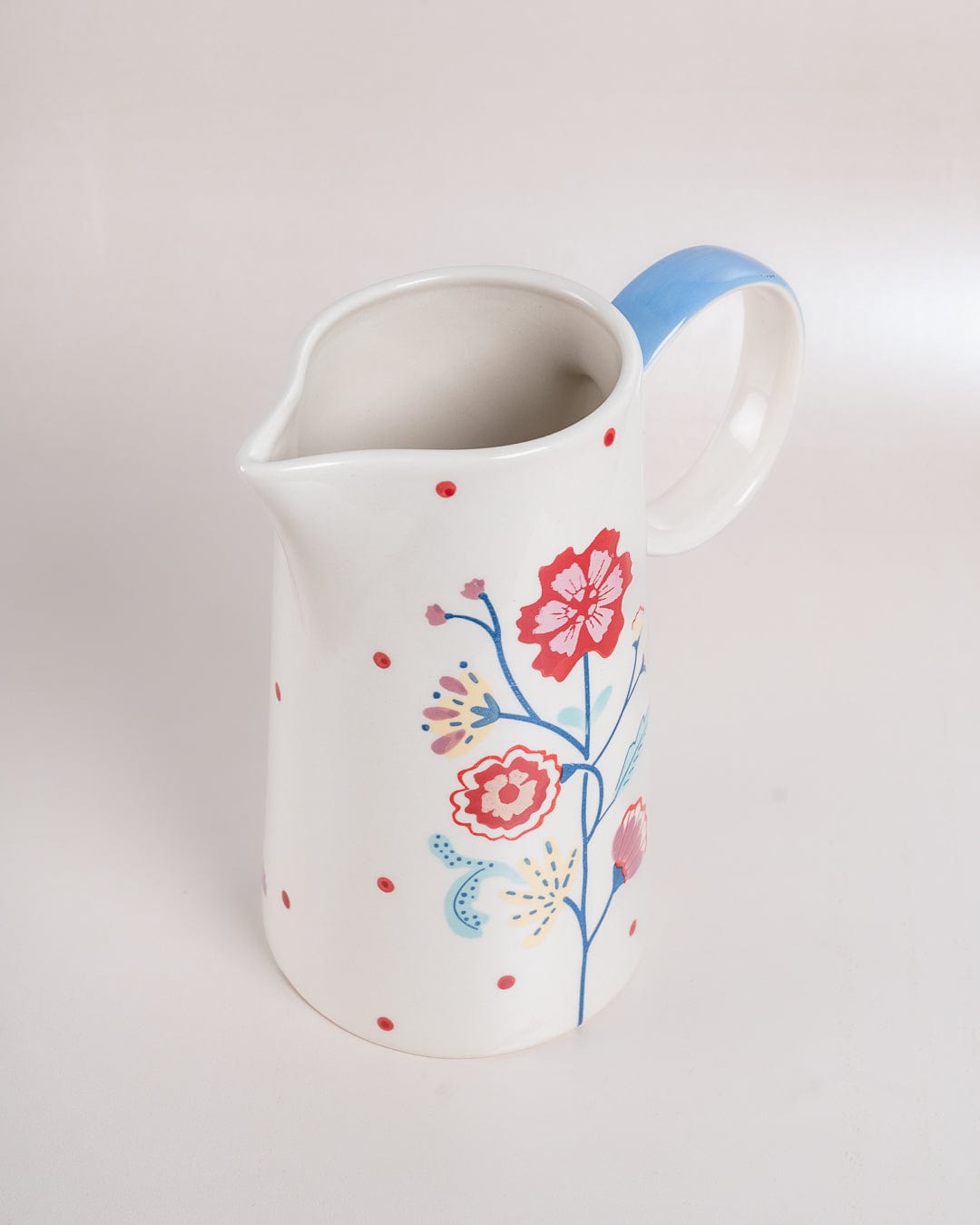 Arunya Handpainted Ceramic Pitcher