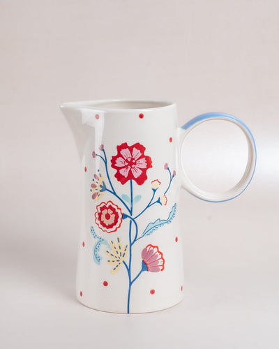 Arunya Handpainted Ceramic Pitcher